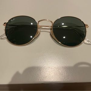 Ray Ban round metal glasses